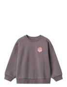 Sweatshirt L/S Ellis Tops Sweatshirts & Hoodies Sweatshirts Purple Whe...