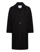Astoria Coat Tynd Frakke Black Makia