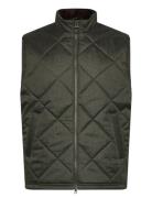 Barbour Winter Finn Gilet Designers Vests Khaki Green Barbour