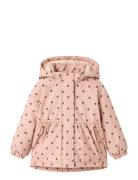 Nmflasnow05 Jkt Aop Fo Lil Parka Jakke Pink Lil'Atelier