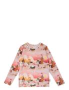 Störtflod Tröja Tops T-shirts Long-sleeved T-Skjorte Pink MUMIN