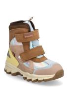 Bisgaard Edon Tex Vinterstøvler Med Burrebånd Beige Bisgaard