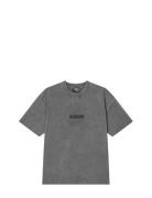 Open-End Dye Big Tee Tops T-Kortærmet Skjorte Grey Mads Nørgaard