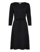 Candice Dress Knælang Kjole Black Jumperfabriken