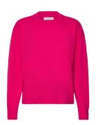 Sweater With Round Neck - Comfy Tops Knitwear Jumpers Pink Coster Cope...