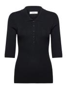 Priceton Top Tops Knitwear Jumpers Black Stylein