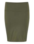 Penny Skirt Kort Nederdel Green Kaffe