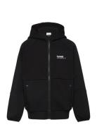 Hmljr Tech Fleece Zip Hoodie Sport Sweatshirts & Hoodies Hoodies Black...