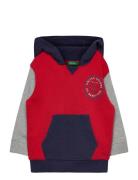 Sweater W/Hood Tops Sweatshirts & Hoodies Hoodies Multi/patterned Unit...