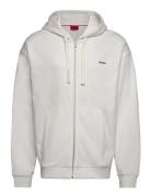 Dapozip Designers Sweatshirts & Hoodies Hoodies Cream HUGO