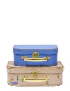 Mini Suitcase Friends In The Forest Fox - Set Of 2 Home Kids Decor Sto...