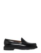 Gh Weejun Step Venetian Loafers Flade Sko Black G.H. BASS