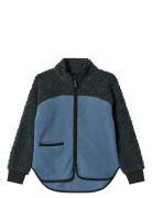 Ulani Outerwear Fleece Outerwear Fleece Jackets Blue Molo