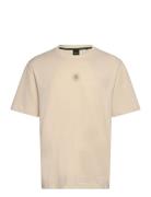 Tee Future Sport Men Sports Clothes Sport Tops Sport T-Skjorte Beige B...