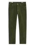 Reg Cord Jeans Bottoms Jeans Regular Green GANT