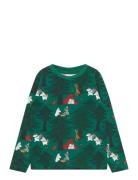 Tältliv Tröja Tops T-shirts Long-sleeved T-Skjorte Green MUMIN