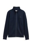 Detailed Stand-Up Jacket Tops Sweatshirts & Hoodies Sweatshirts Navy T...