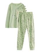 Pyjama Set Pyjamassæt Green Lindex