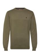 Ellison Reg Cw Cot Mcs M Knit Tops Knitwear Round Necks Khaki Green MC...