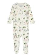 Rl Baby X Riley Sheehey Cotton Coverall Pyjamas Sie Jumpsuit Cream Ral...