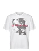 Jprblust S Ss Tee Tops T-Kortærmet Skjorte White Jack & J S