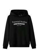 Nlmness Ls Bru Sweat W. Hood Noos Tops Sweatshirts & Hoodies Hoodies B...