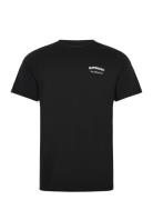 British Design Relaxed Tee Tops T-Kortærmet Skjorte Black Superdry