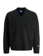 Jornorrebro Knit V-Neck Tops Knitwear V-necks Black Jack & J S