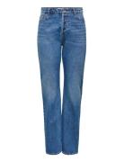 Onlhazel Hw Straight Dnm Gua Bottoms Jeans Straight-regular Blue ONLY