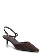 Adelaide Shoes Sling Backs Heeled Slingbacks Brown Steve Madden