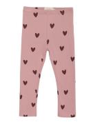 Leggings Rib Bottoms Leggings Pink Creamie