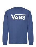 Vans Classic Ls Sport Sweatshirts & Hoodies Sweatshirts Blue VANS