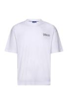 Nyrotee Tops T-Kortærmet Skjorte White HUGO BLUE
