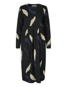 Manamo Knælang Kjole Navy Masai