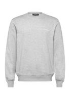 Regular Crewneck Tops Sweatshirts & Hoodies Sweatshirts Grey HAN Kjøbe...