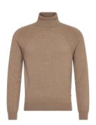 Sweater Regular Tops Knitwear Turtlenecks Beige Replay