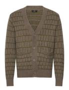 Inwoodly Tops Knitwear Cardigans Brown INDICODE