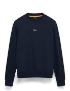 Wesmallcrew Tops Sweatshirts & Hoodies Sweatshirts Blue BOSS