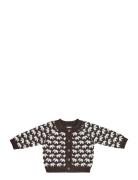 Cardigan, Ao Elephants, Merino Wool, Nature Melange Tops Knitwear Card...