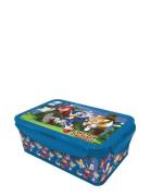 Sonic, Madkasse Med Aftagelige Rum Home Meal Time Lunch Boxes Blue Son...