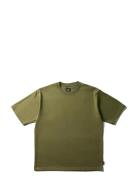 Nsd Back Printed Logo T-Shirt Tops T-Langærmet Skjorte Khaki Green SNO...