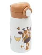Water Bottle - Small - Giraf Home Meal Time Brown Fabelab