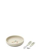 Silic Plate Set Bunny Darling Home Meal Time Dinner Sets Beige Elodie ...