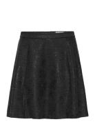 Ihkate Gleam Sk Skirts Short Skirts Black ICHI