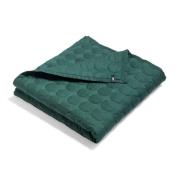 Mega Dot sengetæppe 235x245 cm Dark green