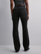 Only - High waisted jeans - Washed Black - Onlwauw Hw Flared BJ1097 No...