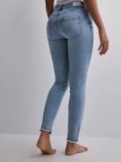 Only - Skinny jeans - Medium Blue Denim - Onlblush Mid Sk Ank Rw Dnm R...