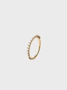 Muli Collection - Ringe - Guld - Thin Pearl Ring - Smykker