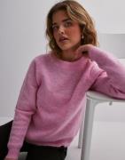 Selected Femme - Pink - Slflulu Ls Knit O-Neck B Noos