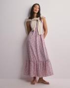 Pieces - Blomstret - Pcsade Strap Long Dress Noos Bc